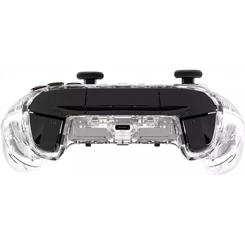HyperX Clutch Gladiate - przewodowy kontroler do gier RGB - Xbox, Gamepad, Xbox One, Xbox Series X, przewodowy, USB, USB Type-A, USB Type-C, przezroczysty