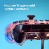HyperX Clutch Gladiate - przewodowy kontroler do gier RGB - Xbox, Gamepad, Xbox One, Xbox Series X, przewodowy, USB, USB Type-A, USB Type-C, przezroczysty
