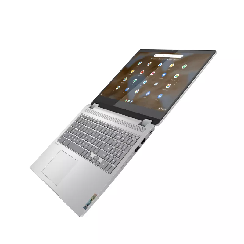 Lenovo IdeaPad Flex 3 Chrome 15IJL7 Intel® Celeron® N N4500 Chromebook 39,6 cm (15,6 cala) ekran dotykowy Full HD 8 GB LPDDR4x-SDRAM 128 GB eMMC Wi-Fi 6 (802.11ax) ChromeOS szary