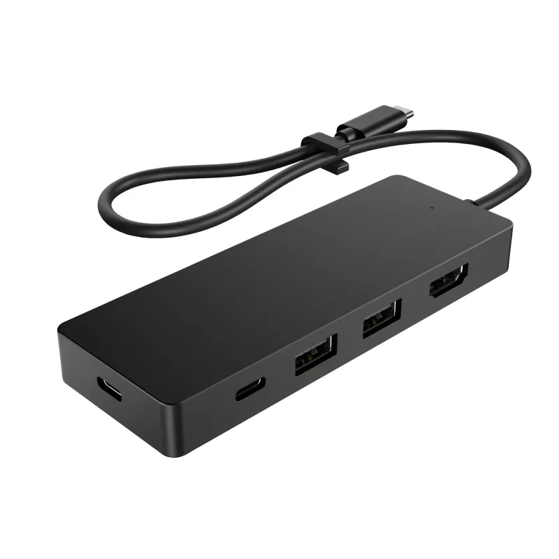 HP USB-C Travel Hub G3 Hub USB-C o szerokości 116 mm, głębokości 41,9 mm i wysokości 14,5 mm