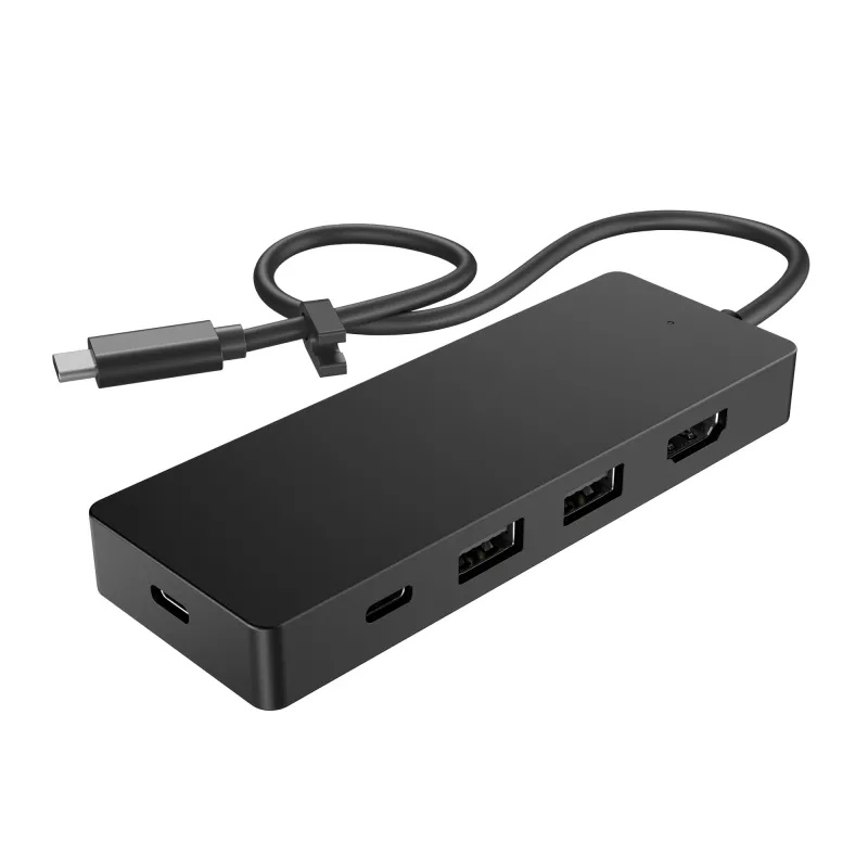 HP USB-C Travel Hub G3 Hub USB-C o szerokości 116 mm, głębokości 41,9 mm i wysokości 14,5 mm