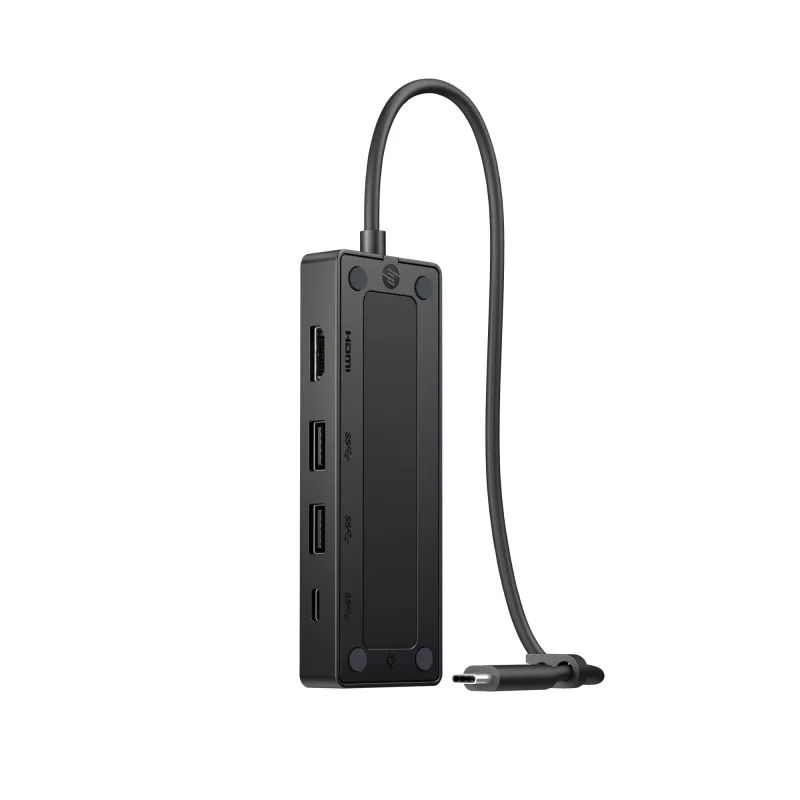 HP USB-C Travel Hub G3 Hub USB-C o szerokości 116 mm, głębokości 41,9 mm i wysokości 14,5 mm