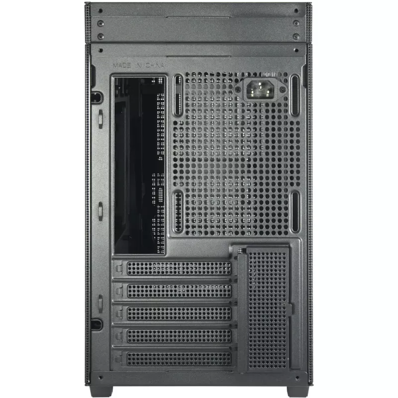 Obudowa PC Mini Tower INTER-TECH IM-2 Expander, Mini-ITX/Micro ATX, obsługa zasilaczy ATX/SFX, dyski 2,5 cala i 3,5 cala, wentylatory przednie/górne 120/140 mm, czarna