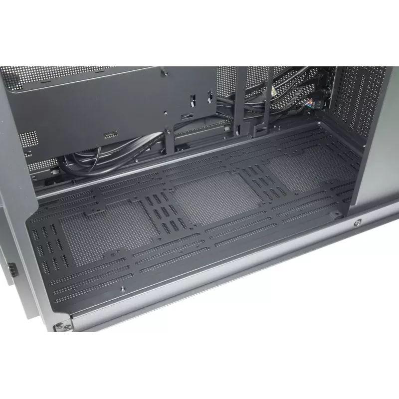 Obudowa PC Mini Tower INTER-TECH IM-2 Expander, Mini-ITX/Micro ATX, obsługa zasilaczy ATX/SFX, dyski 2,5 cala i 3,5 cala, wentylatory przednie/górne 120/140 mm, czarna