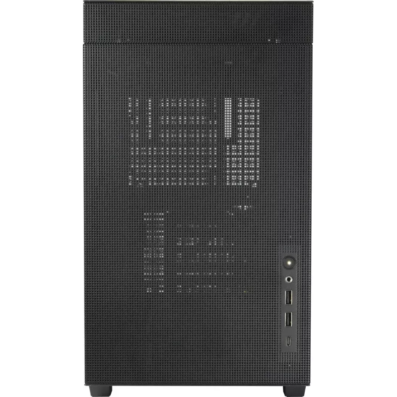 Obudowa PC Mini Tower INTER-TECH IM-2 Expander, Mini-ITX/Micro ATX, obsługa zasilaczy ATX/SFX, dyski 2,5 cala i 3,5 cala, wentylatory przednie/górne 120/140 mm, czarna