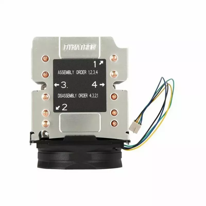 Cooler Inter-Tech 88885423 układ chłodzenia procesora 8 cm