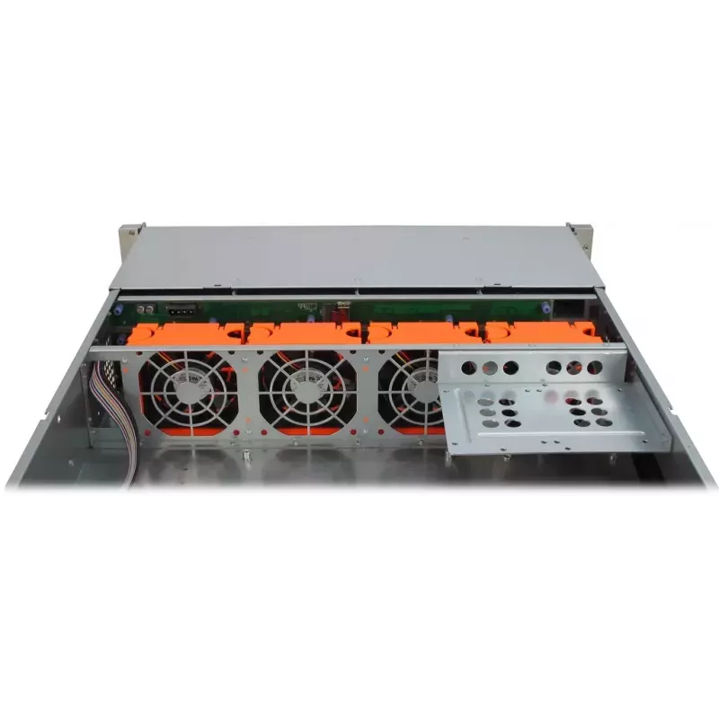 Obudowa serwerowa Inter-Tech IPC 2U-2412 Rack Czarna, Srebrna