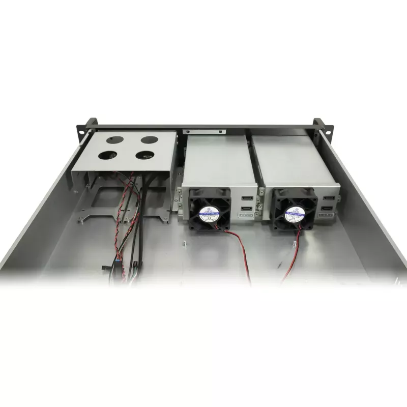 Obudowa serwerowa Inter-Tech 2U-2504 Czarny 480x527x89mm Wentylatory 60mm