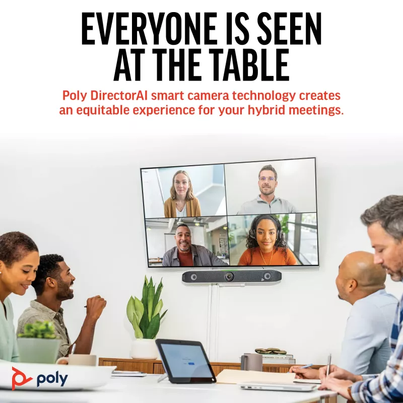 Grupowy system wideokonferencyjny POLY Studio X52 4K Ultra HD 30 kl./s