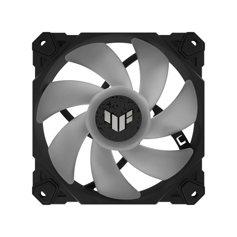ASUS TUF Gaming TF120 ARGB Fan - Zestaw trzech wentylatorów z kontrolerem ARGB Obudowa komputera Chłodnica powietrzna 12 cm Czarny