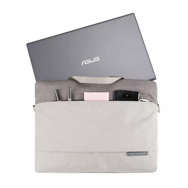 Etui ASUS EOS 2 Carry Bag 39,6 cm (15,6 cala) – poliester, 0,48 kg, uchwyty i pasek na ramię