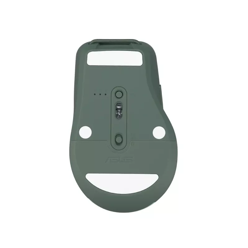 Mysz ASUS SmartO MD200 Silent Plus — symetryczna RF Wireless + Bluetooth, Optyczna 4200 DPI, 6 przycisków, zielona