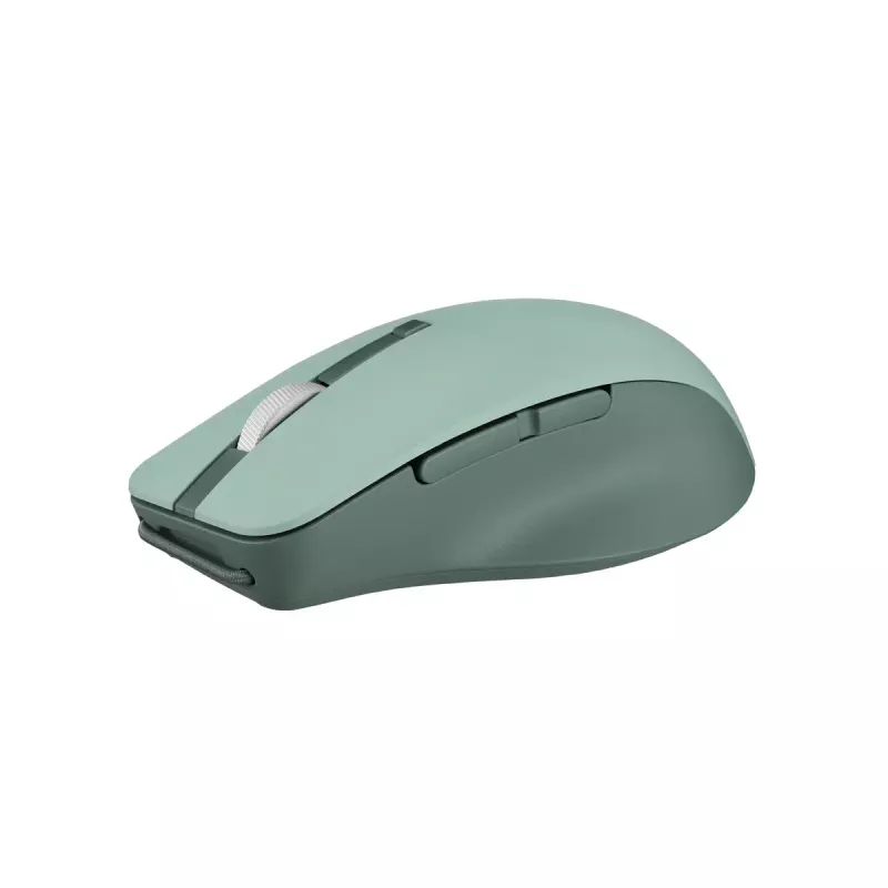 Mysz ASUS SmartO MD200 Silent Plus — symetryczna RF Wireless + Bluetooth, Optyczna 4200 DPI, 6 przycisków, zielona