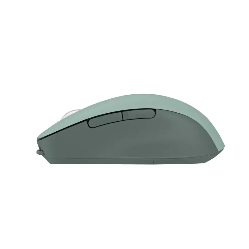 Mysz ASUS SmartO MD200 Silent Plus — symetryczna RF Wireless + Bluetooth, Optyczna 4200 DPI, 6 przycisków, zielona