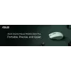 Mysz ASUS SmartO MD200 Silent Plus — symetryczna RF Wireless + Bluetooth, Optyczna 4200 DPI, 6 przycisków, zielona