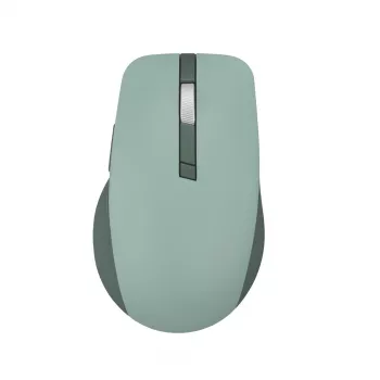 Mysz ASUS SmartO MD200 Silent Plus — symetryczna RF Wireless + Bluetooth, Optyczna 4200 DPI, 6 przycisków, zielona