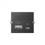 Gniazdo sieciowe USB A + USB C Bachmann 917.229 Czarny 3A