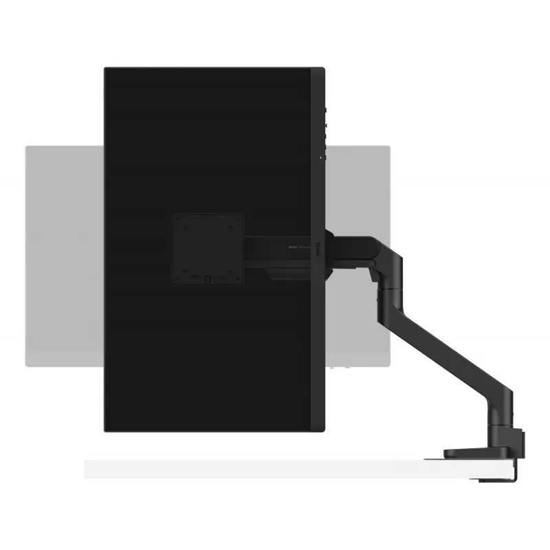 Ramię monitora BenQ BSH01 — Ergo Arm regulowana wysokość, kompatybilne z VESA, czarne