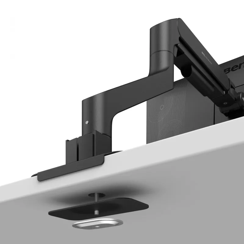 Ramię monitora BenQ BSH01 — Ergo Arm regulowana wysokość, kompatybilne z VESA, czarne