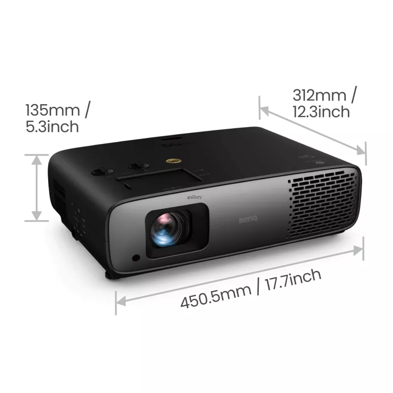 BenQ W4100i Standard throw projector 3200 ANSI lumens DLP UHD 4K (3840x2160) 3D czarny