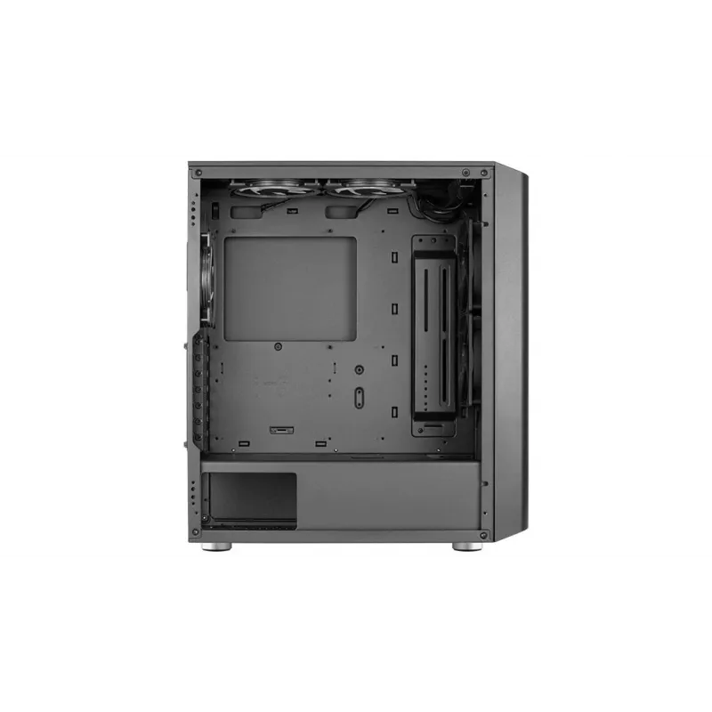 Obudowa PC AEROCOOL Interstellar Midi Tower Czarna — ATX, obsługuje GPU do 362 mm, cooler CPU do 163 mm, przedni radiator 3x120/360 mm