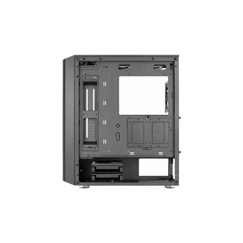 Obudowa PC AEROCOOL Interstellar Midi Tower Czarna — ATX, obsługuje GPU do 362 mm, cooler CPU do 163 mm, przedni radiator 3x120/360 mm