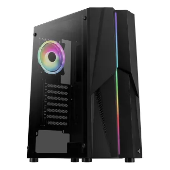 Aerocool Mecha-G-BK-v2 Midi Tower Czarny