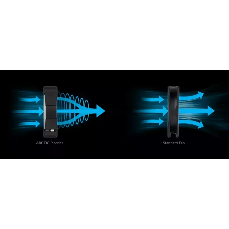ARCTIC BioniX P120 A-RGB Wentylator 120 mm zoptymalizowany pod kątem ciśnienia z A-RGB
