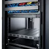 StarTech.com 1U 4-słupkowa regulowana wentylowana półka do montażu w szafie serwerowej - 330 funtów (150 kg) - regulowana głębokość montażu od 19,5 do 38 cali uniwersalna taca do 19-calowej szafy AV/sprzęt sieciowy - głębokość 27,5 cala