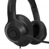 Targus AEH102GL headphones/headset Wired Head-band Calls/Music USB Type-A Czarny