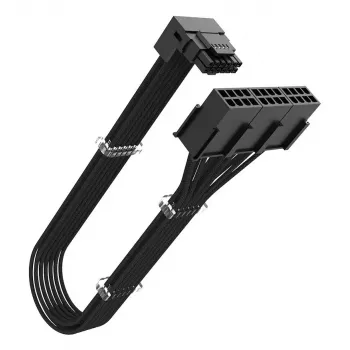 Kabel zasilający Akasa G-Nexus PX24 12+4-pin 8 x 3-pin Czarny