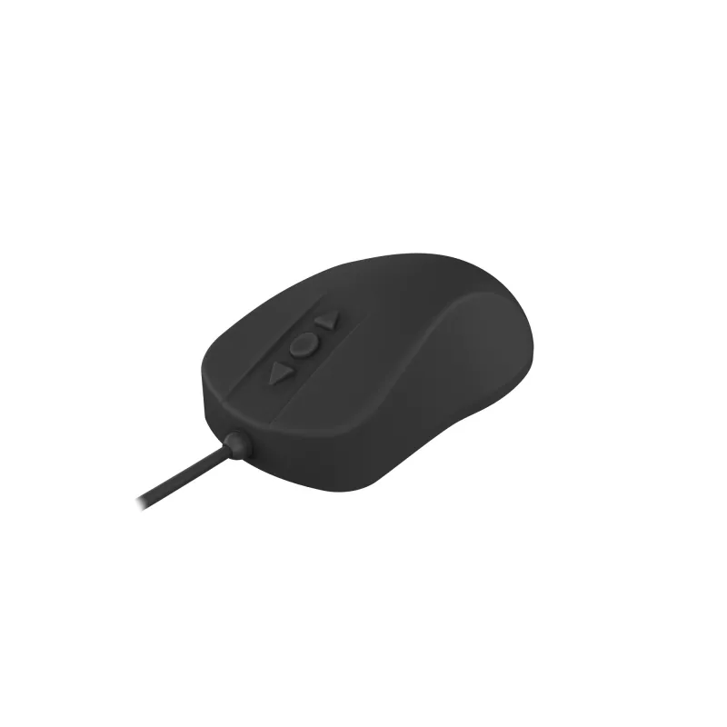 Mysz medyczna Contour Design Active Key Contour ClassicClean IP68, 5 przycisków, przewodowa, czarna PMH1