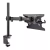 StarTech.com Uchwyt biurkowy do laptopa - Uchwyt do monitora i laptopa - Obsługuje wyświetlacze do 34 cali (8 kg) i laptopy (4,5 kg) - Ramię przegubowe z tacką VESA do laptopa - Mocowanie zaciskowe / przez otwór w blacie