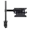 StarTech.com Uchwyt biurkowy do laptopa - Uchwyt do monitora i laptopa - Obsługuje wyświetlacze do 34 cali (8 kg) i laptopy (4,5 kg) - Ramię przegubowe z tacką VESA do laptopa - Mocowanie zaciskowe / przez otwór w blacie