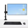StarTech.com Uchwyt biurkowy do laptopa - Uchwyt do monitora i laptopa - Obsługuje wyświetlacze do 34 cali (8 kg) i laptopy (4,5 kg) - Ramię przegubowe z tacką VESA do laptopa - Mocowanie zaciskowe / przez otwór w blacie