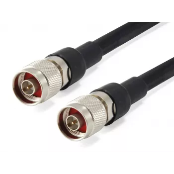 LevelOne 1m Kabel antenowy, CFD-400, Wtyk N męski na wtyk N męski, wewnętrzny/zewnętrzny
