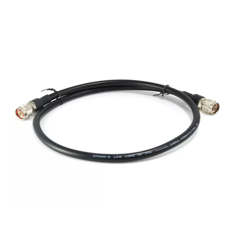 LevelOne 1m Kabel antenowy, CFD-400, Wtyk N męski na wtyk N męski, wewnętrzny/zewnętrzny