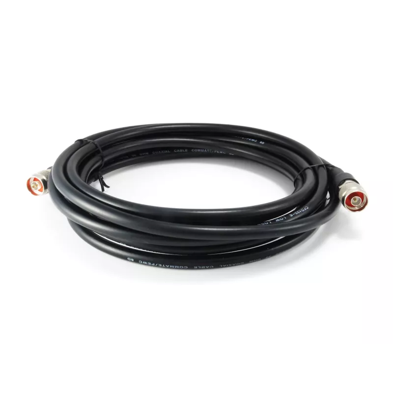Kabel antenowy LevelOne 5 m, CFD-400, wtyk N męski na wtyk N męski, wewnętrzny/zewnętrzny