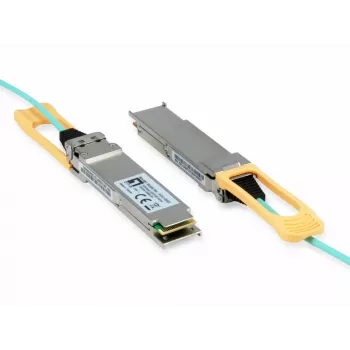 LevelOne AOC-0502 moduł nadajnika-odbiornika sieciowego Światłowód 103100 Mbit/s QSFP28 850 nm