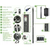 APC APDU9953 jednostka dystrybucji zasilania (PDU) 24 gniazda AC 0U Czarny