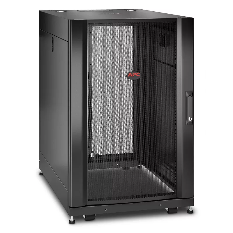 APC NetShelter SX, obudowa szafy serwerowej, 18U, Czarny, 925H x 600W x 900D mm