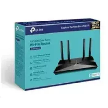 TP-LINK Dwuzakresowy router Wi-Fi 6 Archer AX20 802.11ax, 574+1201 Mbit/s, 10/100/1000 Mbit/s, porty Ethernet LAN (RJ-45) 4, Ilość anten 4