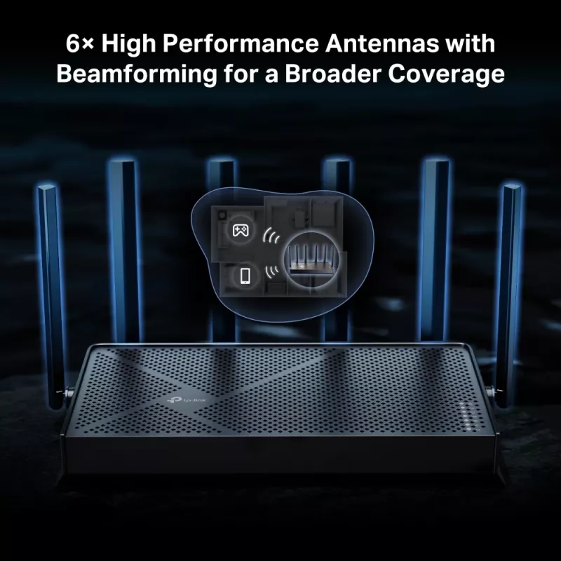 TP-Link Archer BE400 router bezprzewodowy 2.5 Gigabit Ethernet Dwupasmowy (2,4 GHz / 5 GHz) Czarny
