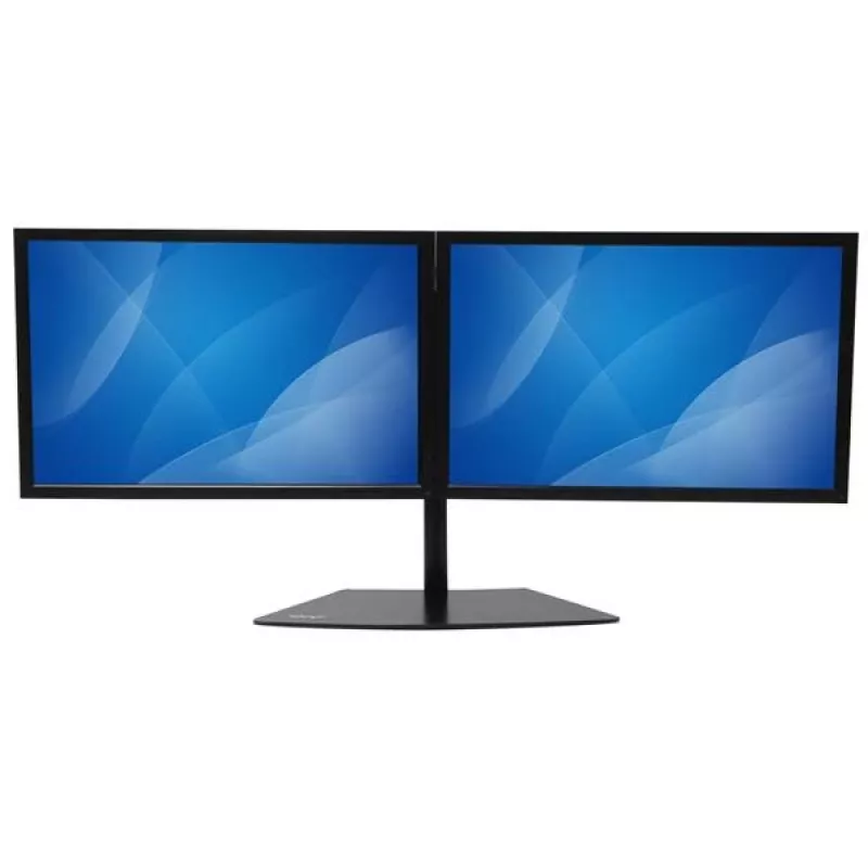 StarTech.com Podwójny stojak na monitory - Poziomy - Czarny