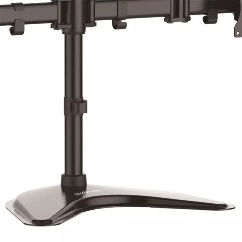 StarTech.com Stojak biurkowy na cztery monitory – przegubowy, wolnostojący, 8 kg, 33 cm (13 cali), 68,6 cm (27 cali), 100 x 100 mm, Czarny