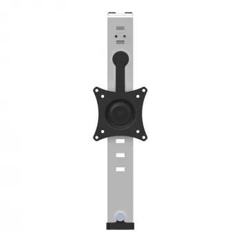 StarTech.com Uchwyt monitora na ściankę boksu - Pojedynczy wieszak na monitor do ścianki boksu - Do monitorów VESA do 34 cali - Regulowany ergonomiczny uchwyt hakowy i zaciskowy do płaskich paneli do zawieszania w boksie biurowym