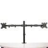 StarTech.com Podwójne ramię do monitora mocowane do biurka - Zacisk / Przepust VESA do monitorów do 32 cali - Ergonomiczne przegubowe ramię do monitora - Regulacja wysokości / pochylenie / obrót / rotacja