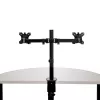 StarTech.com Podwójne ramię do monitora mocowane do biurka - Zacisk / Przepust VESA do monitorów do 32 cali - Ergonomiczne przegubowe ramię do monitora - Regulacja wysokości / pochylenie / obrót / rotacja