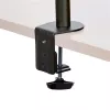 StarTech.com Podwójne ramię do monitora mocowane do biurka - Zacisk / Przepust VESA do monitorów do 32 cali - Ergonomiczne przegubowe ramię do monitora - Regulacja wysokości / pochylenie / obrót / rotacja