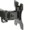 StarTech.com Podwójne ramię do monitora mocowane do biurka - Zacisk / Przepust VESA do monitorów do 32 cali - Ergonomiczne przegubowe ramię do monitora - Regulacja wysokości / pochylenie / obrót / rotacja